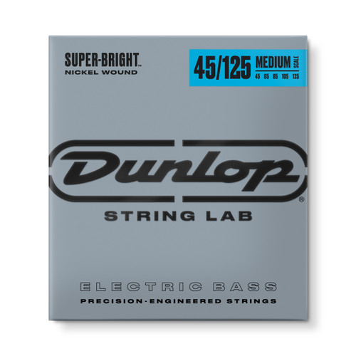 SUPER BRIGHT NICKEL WOUND BASS STRINGS 45-125 | 5-STRING SET - Dunlop