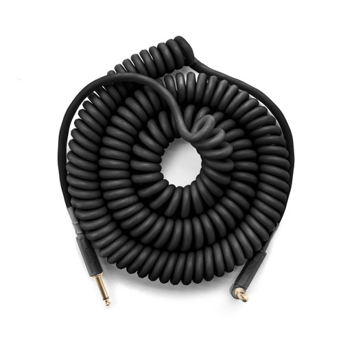 MXR® 30 FT COIL CABLE BLACK RIGHT / RIGHT DCICB30R image 1.