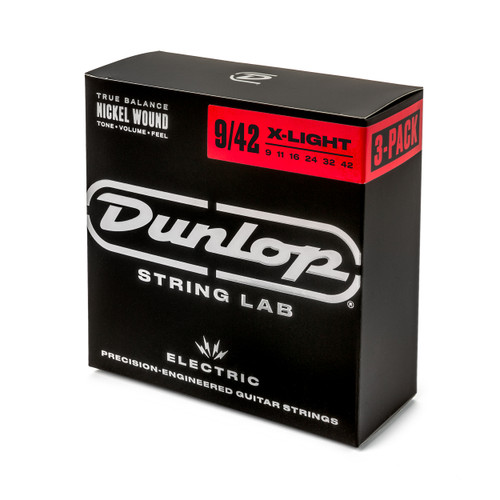 NICKEL WOUND ELECTRIC GUITAR STRINGS 09-42 - Dunlop NICKEL WOUND ELECTRIC GUITAR STRINGS 09-42 - Dunlop
