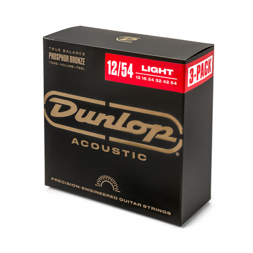 PHOSPHOR BRONZE ACOUSTIC GUITAR STRINGS 12-54 - Dunlop