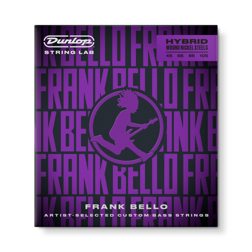 FRANK BELLO HYBRID NICKEL & STEEL BASS STRINGS 45-105 FBHYN45105 image 1.