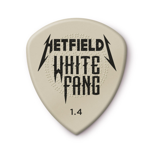 HETFIELD'S WHITE FANG™ CUSTOM FLOW® PICK 1.4MM PH122-140 image 1.