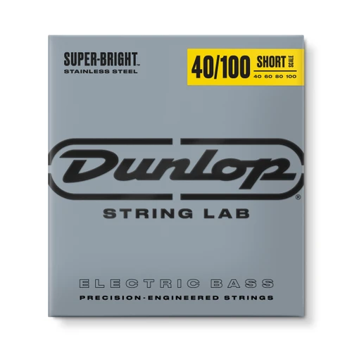 SUPER BRIGHT STAINLESS STEEL SHORT SCALE BASS STRINGS 40-100 DBSBS40100S image 1.