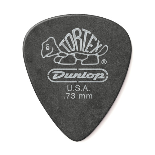 TORTEX® PITCH BLACK STANDARD PICK .73MM 488-073 guitar pick Image 1.