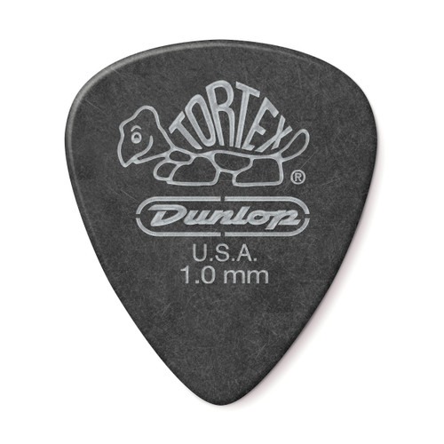 TORTEX® PITCH BLACK STANDARD PICK 1.0MM 488-100 guitar pick Image 1.