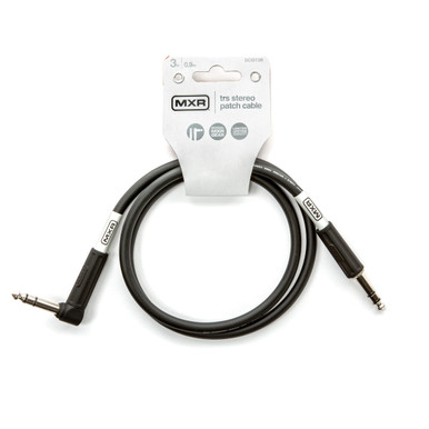 JIM DUNLOP MXR Câble Patch TRS Ruban 1 Pied 30cm Angle Droit - Connexion Pédales Effets