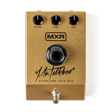 MXR Mr. TalkBox Signature Talk Box in gold finish