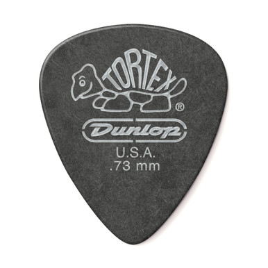TORTEX® PITCH BLACK STANDARD PICK .73MM - Dunlop