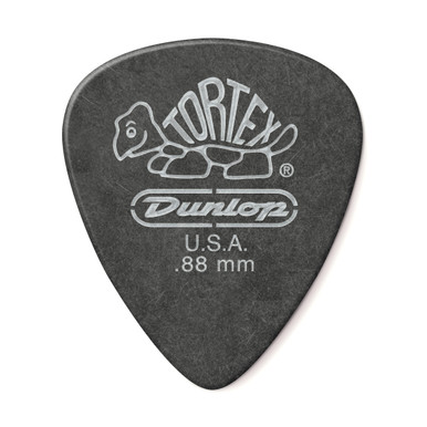 TORTEX® PITCH BLACK STANDARD PICK .88MM - Dunlop