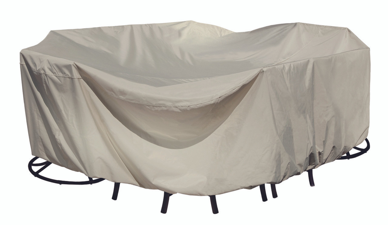 Treasure Garden Protective Furniture Covers Fits all Medium Oval/Rectangle  Table & Chairs-1