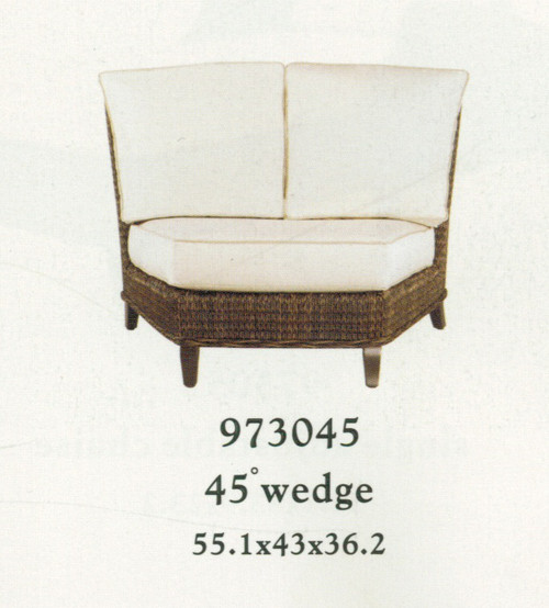 Patio Renaissance Monticello Collection 45 Degree Wedge 