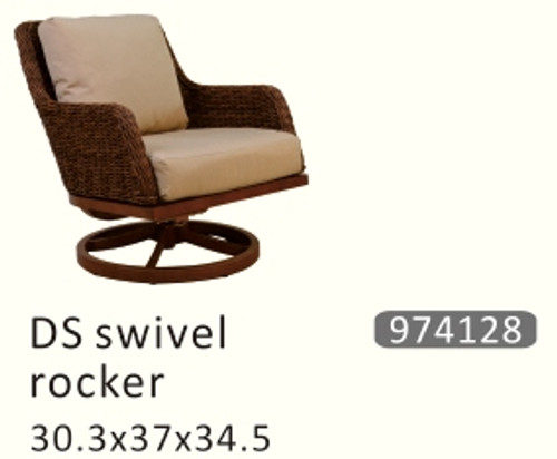 Patio Renaissance Westchester  Deep Seating Swivel Rocker 