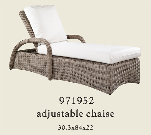 Patio Renaissance Westhampton Collection Single Adjustable Chaise 