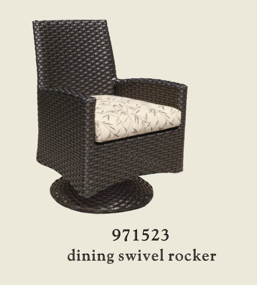 Patio Renaissance Kapaa Collection Dining Swivel Rocker