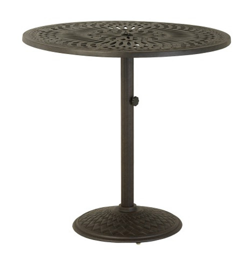 Hanamint Table, Mayfair 42" Round Pedestal Bar Table