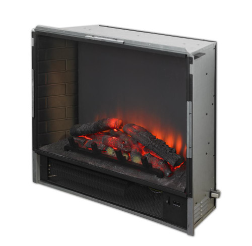 Outdoor GreatRoom 34" x 30" Gallery Electric LED Built In Fireplace (Firebox Only)