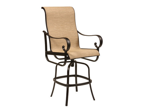 Hanamint  Santa Barbara Sling Swivel Bar Stool