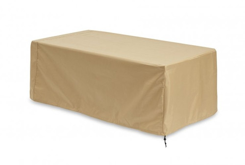 Protect your investment with a durable, weather-resistant fire table cover. Made with versatile ripstop polyester and features a draw string cord around the bottom of the cover to secure the cover to the fire pit table.