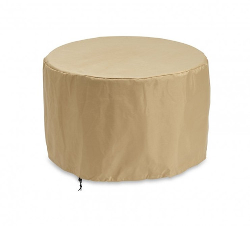 Outdoor Greatroom 50" Round Vinyl Fire Pit Cover Protective Cover for Beacon Collection Fire Pit Tables