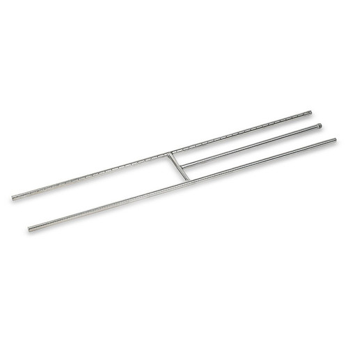 American Fireglass 48" x 8" Stainless Steel H-Style Burner - Natural Gas