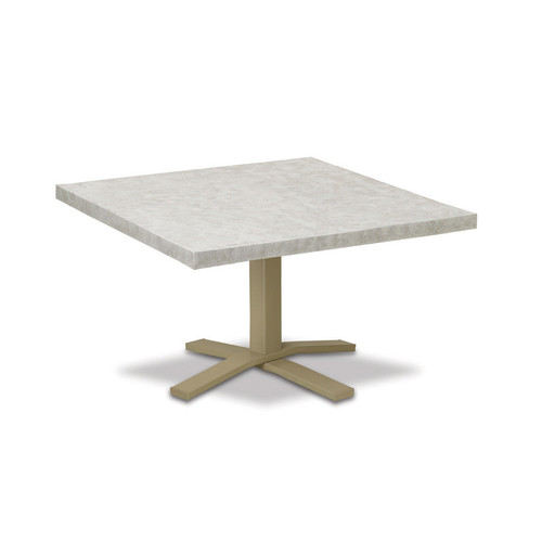 Telescope Casual Elements 42" Square Chat Table with Pedestal Base