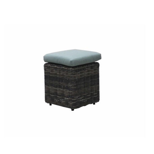 EUREKA CUSHION WICKER RESIN BENCH BY PATIO RENAISSANCE