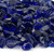 American Fireglass Dark Blue Small Fire Pit Glass
