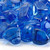 American Fireglass Midnight Blue Luster Zircon Fire Glass