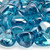 American Fireglass Powder Blue Luster Zircon Fire Glass