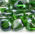 American Fireglass Shamrock Green Luster Zircon Fire Glass