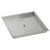 American Fireglass 24" Square Stainless Steel Drop-In Fire Pit Pan (1/2" Nipple)