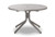 Telescope Casual Embossed Aluminum Top 36" Round Chat Height Table with hole