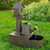 24" Birdhouse into Water Can Floor Fountain