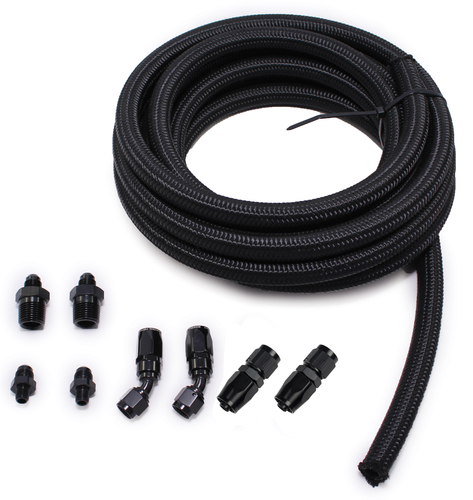 Transmission Cooler Line Kit for Plate Style Cooler - Cooler Not included