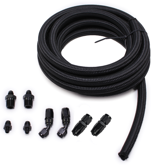 Transmission Cooler Line Kit for Plate Style Cooler - Cooler Not included