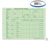 Vehicle Inventory Washout Record Sheets - Green Print on Green Stock (Form #DSA-542-85) (50-Pack)