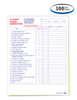 27 Point Visual Vehicle Inspection Sheet 2-Part (Form #27-Point) (100 pack)