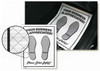 Plastic Coated Floor Mats - Ridged (500 per box)