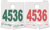 Heavy Stock Service Dispatch Numbers Hang Tags - 3 or 4 Digits (1000 per box)