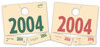 Service Dispatch Control Tags - Number Hang Tags - Form RL-78 (1000 per box)