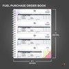 Fuel Purchase Order Books - Measurements (3-Part Fuel PO Book)