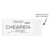 License Plate / Temporary Tag Plastic Bags (100 per pack) - Bag Opening