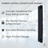 High-Quality Premium Rubber Coated License Plate Magnet