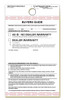 2-Part Hanging Buyers Guide With Adhesive - As Is / Warranty (100 per pack) - FRONT