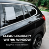 Interior Plain White Addendum Window Stickers - Adhesive - 8-1/2" x 11" (250 per pack) - Clear Legibility