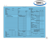 Blue 3-in-1 Deal Envelope Deal Jackets (500 per box)