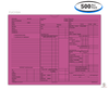 Fuchsia 3-in-1 Deal Envelope Deal Jackets (500 per box)