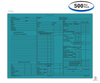 Teal 3-in-1 Deal Envelope Deal Jackets (500 per box)