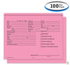 Pink Printed Heavy Duty Deal Envelopes Deal Jackets (100 Pack)