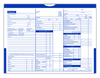 Printed Color Top Detailed Deal Envelopes Deal Jackets - Blue (500 per box)